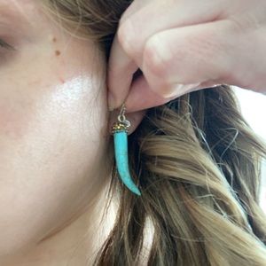 Turquoise dangle earrings